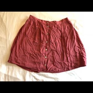 Button up flowing skirt